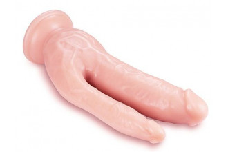Телесный фаллоимитатор 8 Inch DP Cock - 20,32 см.