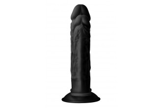 Черный анально-вагинальный фаллоимитатор Double Penetrator - 19,5 см.