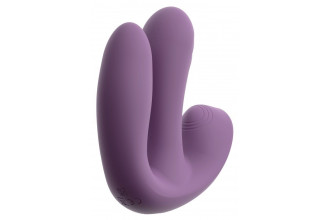 Фиолетовый тройной вибратор MIREVA RC Triple Hands-Free Vibrator