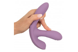 Фиолетовый тройной вибратор MIREVA RC Triple Hands-Free Vibrator