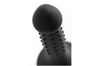 Черный анальный фаллоимитатор Spikn - 14 см.