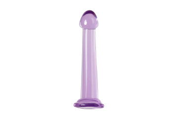 Фиолетовый фаллоимитатор Jelly Dildo S - 15,5 см.