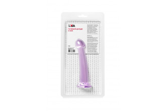 Фиолетовый фаллоимитатор Jelly Dildo S - 15,5 см.