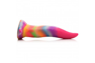 Фантазийный люминесцентный стимулятор-язык Unicorn Kiss Unicorn Tongue Glow-in-the-Dark Silicone Dildo - 21,3 см.