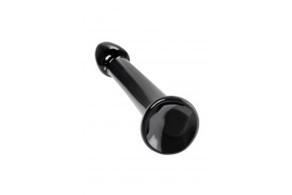 Черный фаллоимитатор Jelly Dildo M - 18 см.