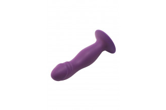 Фиолетовый фаллоимитатор Pleasure Dildo - 14,6 см.
