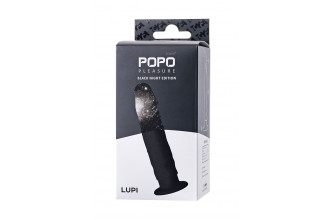 Черный анальный фаллоимитатор Lupi - 13,5 см.