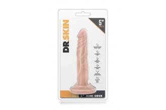 Телесный фаллоимитатор-реалистик 5 Inch Mini Cock на присоске - 14,6 см.