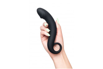 Черный анальный фаллоимитатор Dorado - 18 см.