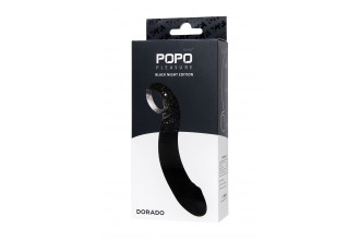 Черный анальный фаллоимитатор Dorado - 18 см.