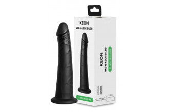 Черный полый фаллоимитатор для KIIROO Keon - 19,1 см.