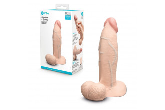 Телесный анальный фаллоимитатор Slipskin 8’’ Girthy - 20,3 см.