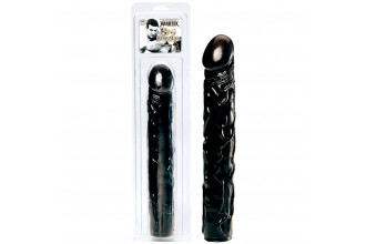 Чёрный фаллоимитатор BIG BONANZA 13 BLACK BUTT PLUG - 33 см.