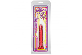 Розовый анальный стимулятор Crystal Jellies 6 Anal Starter - 11,9 см.