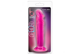 Розовый анальный фаллоимитатор Sweet N Small 6 Inch Dildo With Suction Cup - 16,5 см.