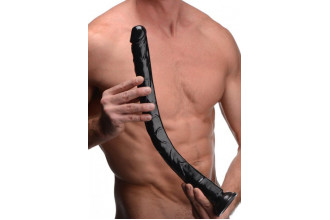 Черный анальный фаллоимитатор Hosed Realistic Anal Dildo - 50,8 см.
