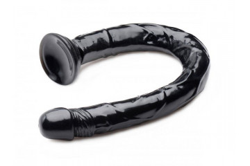 Черный анальный фаллоимитатор Hosed Realistic Anal Dildo - 50,8 см.