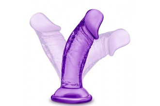 Фиолетовый фаллоимитатор на присоске SWEET N SMALL 4INCH DILDO - 11,4 см.