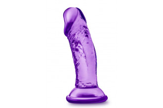 Фиолетовый фаллоимитатор на присоске SWEET N SMALL 4INCH DILDO - 11,4 см.