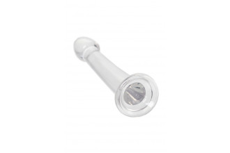 Прозрачный фаллоимитатор Jelly Dildo S - 15,5 см.