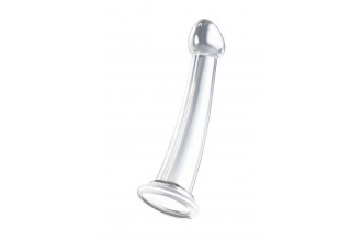 Прозрачный фаллоимитатор Jelly Dildo S - 15,5 см.