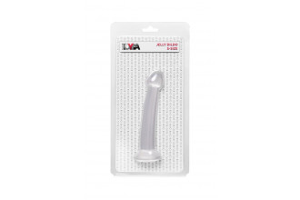 Прозрачный фаллоимитатор Jelly Dildo S - 15,5 см.