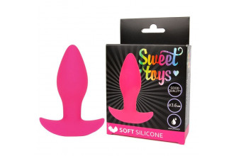 Розовая анальная втулка Sweet Toys - 8,5 см.