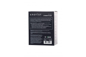 Черная анальная пробка Strob M - 13,5 см.