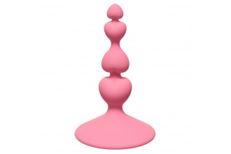 Розовая анальная пробка Sweetheart Plug Pink - 10 см.