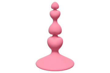 Розовая анальная пробка Sweetheart Plug Pink - 10 см.