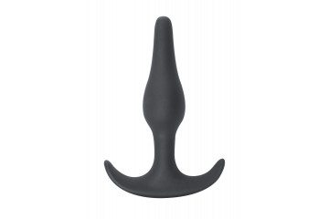 Серая анальная пробка Starter - 10,5 см.