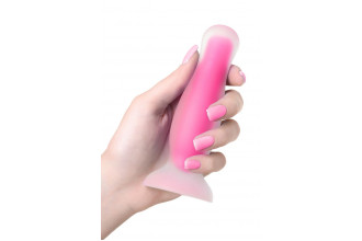 Розовая, светящаяся в темноте анальная втулка John Glow - 12,5 см. Розовая, светящаяся в темноте анальная втулка John Glow - 12,5 см.