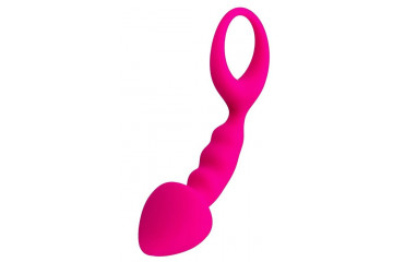 Розовая анальная втулка Bong - 12,5 см.