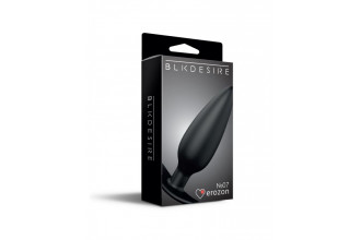 Черная анальная пробка №07 Self Penetrating Butt Plug - 12 см.