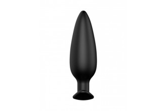 Черная анальная пробка №07 Self Penetrating Butt Plug - 12 см.