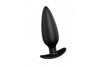 Черная анальная пробка №07 Self Penetrating Butt Plug - 12 см.