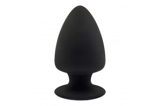 Черная анальная втулка SILEXD Plug Model 1 L - 13 см.