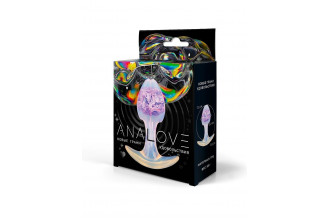 Сиреневатая анальная втулка - 8,2 см.