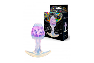 Сиреневатая анальная втулка - 8,2 см.