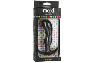 Черная анальная пробка для ношения Mood Naughty 2 4.5 Silicone - 11,4 см.