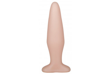 Телесная конусообразная пробка - 14 см.