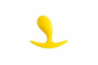 Желтая анальная втулка Blob - 5,5 см.