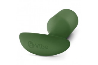 Пробка цвета хаки для ношения B-vibe Snug Plug 4 - 14 см.