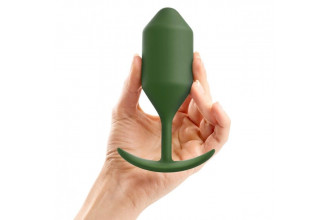 Пробка цвета хаки для ношения B-vibe Snug Plug 4 - 14 см.