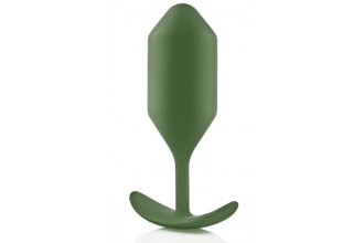 Пробка цвета хаки для ношения B-vibe Snug Plug 4 - 14 см.