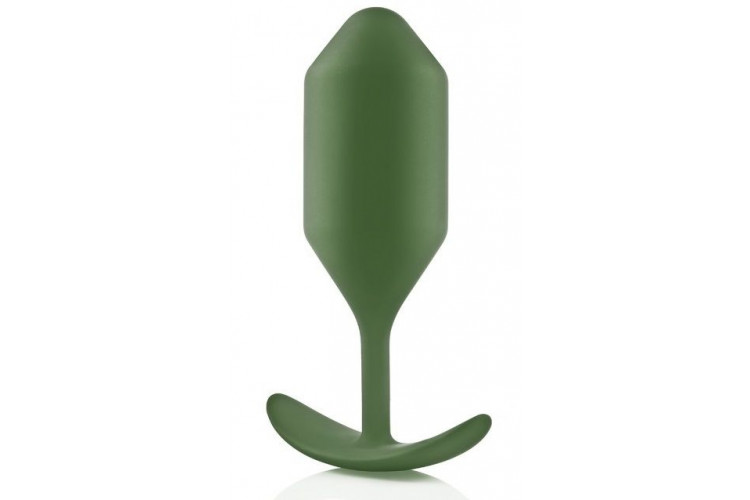 Пробка цвета хаки для ношения B-vibe Snug Plug 4 - 14 см.