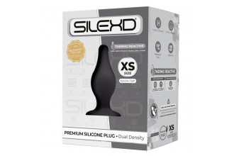 Черная анальная втулка SILEXD Plug Model 2 XS - 6,4 см.