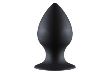 Чёрная анальная пробка Thick Anal Plug Small - 7,8 см.