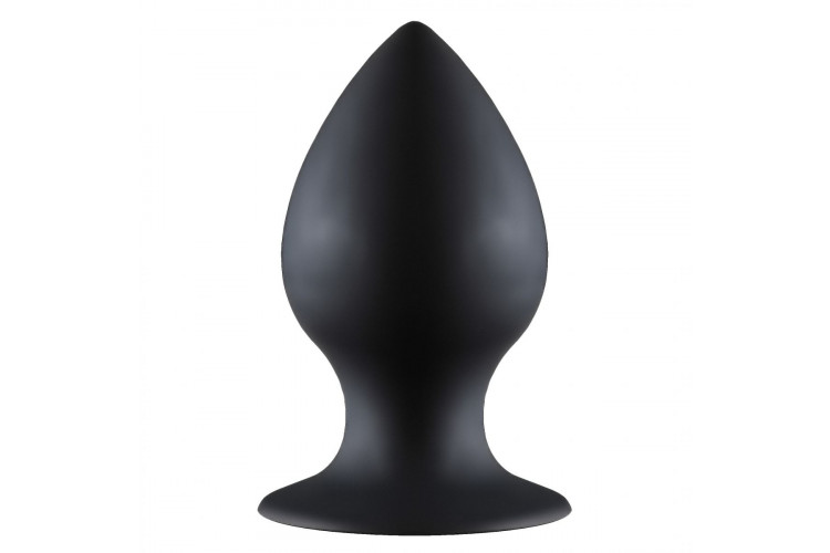 Чёрная анальная пробка Thick Anal Plug Small - 7,8 см.