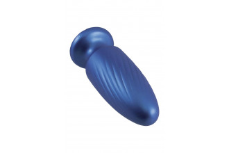 Синяя анальная пробка G Stuck Silicone Anal Plug - 13,5 см.